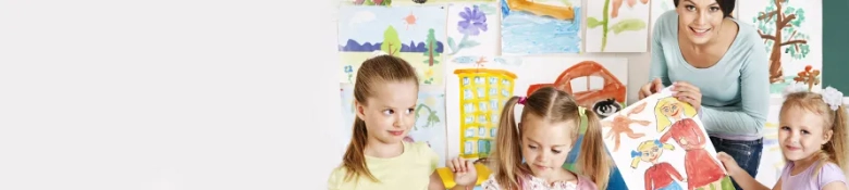 Image of children in classroom with teacher