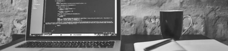 Image of laptop and coffee cup