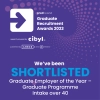 Graduate Employer of the Year 2023, intake over 40 in the current year, Sponsored by SHL - Shortlist 