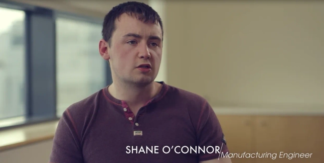 Banner for Shane O'Connor, Manufacturing Engineer, Boston Scientific